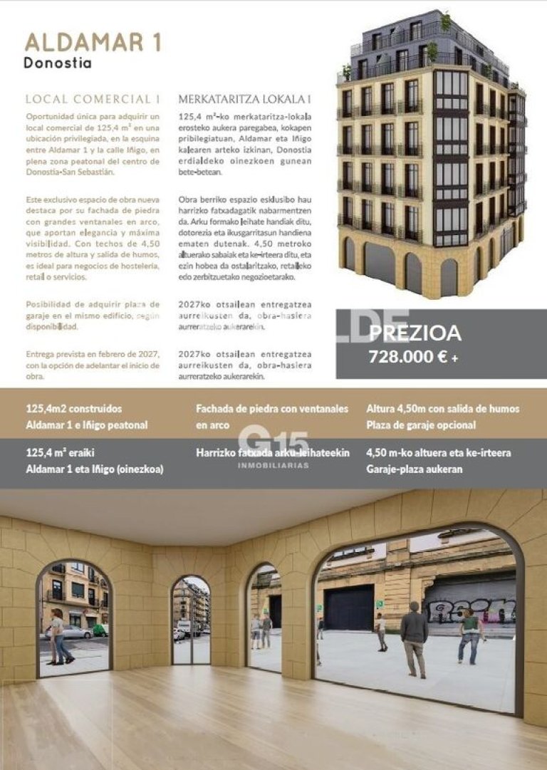 Foto 8 de LOCAL COMERCIAL DE OBRA NUEVA en la calle ALDAMAR con calle IÑIGO