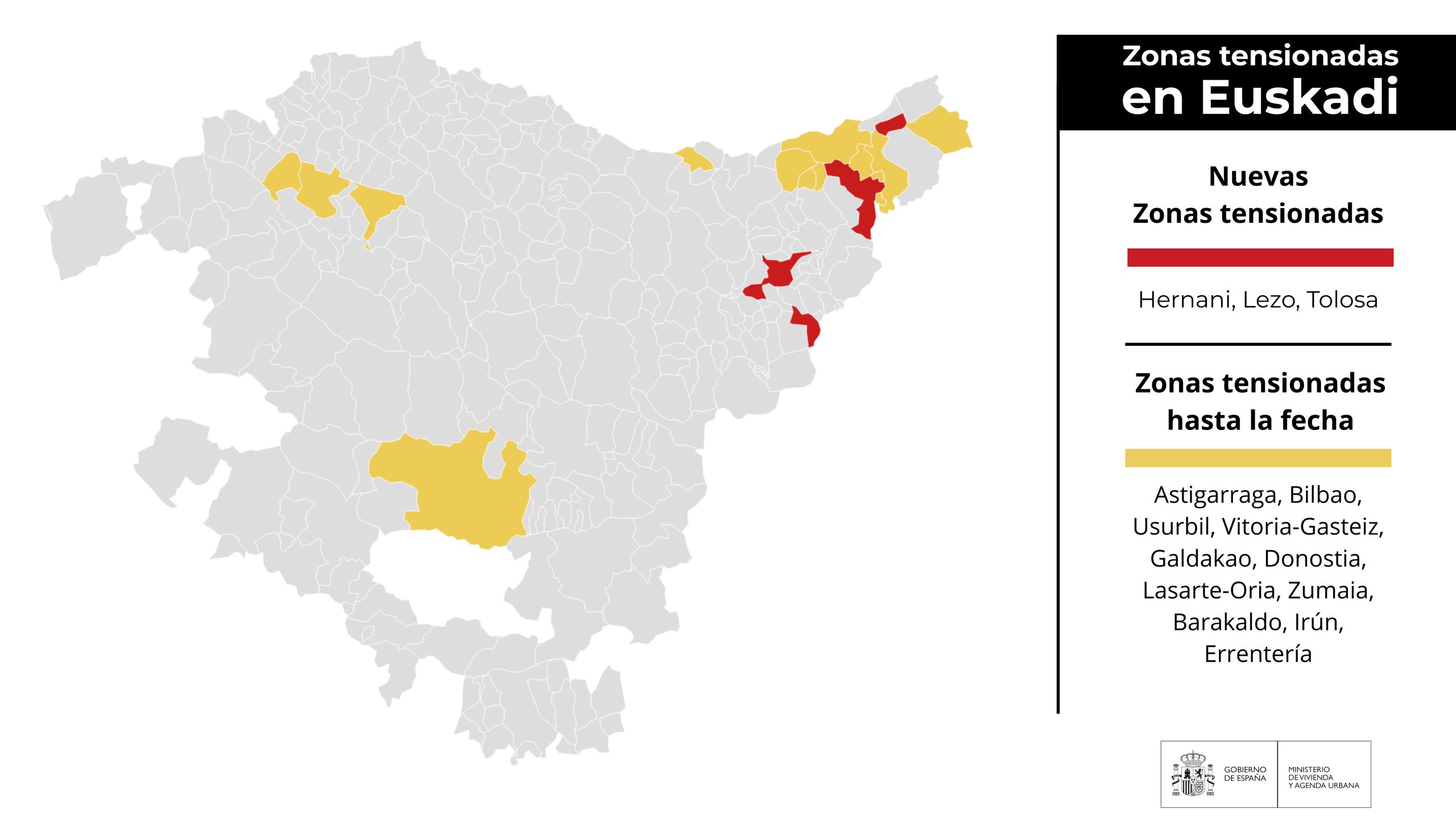 Zonas tensionadas en Donostia-San Sebastián
